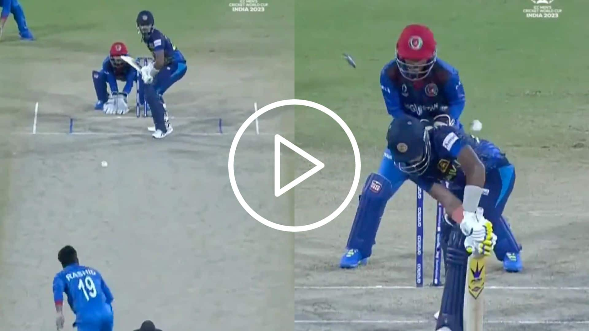 [Watch] Rashid Khan Stuns Sadeera Samarawickrama With A Brilliant Googly